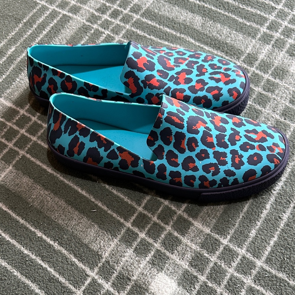 Melissa Leopard Print Slip-On Shoes size 9